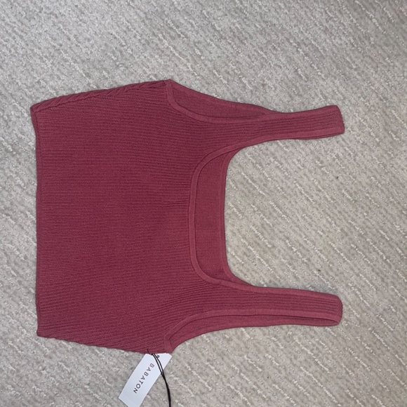 BABATON Sculpt Knit Cropped - NWT, Size S, Rhodon Pink - Picture 3 of 4
